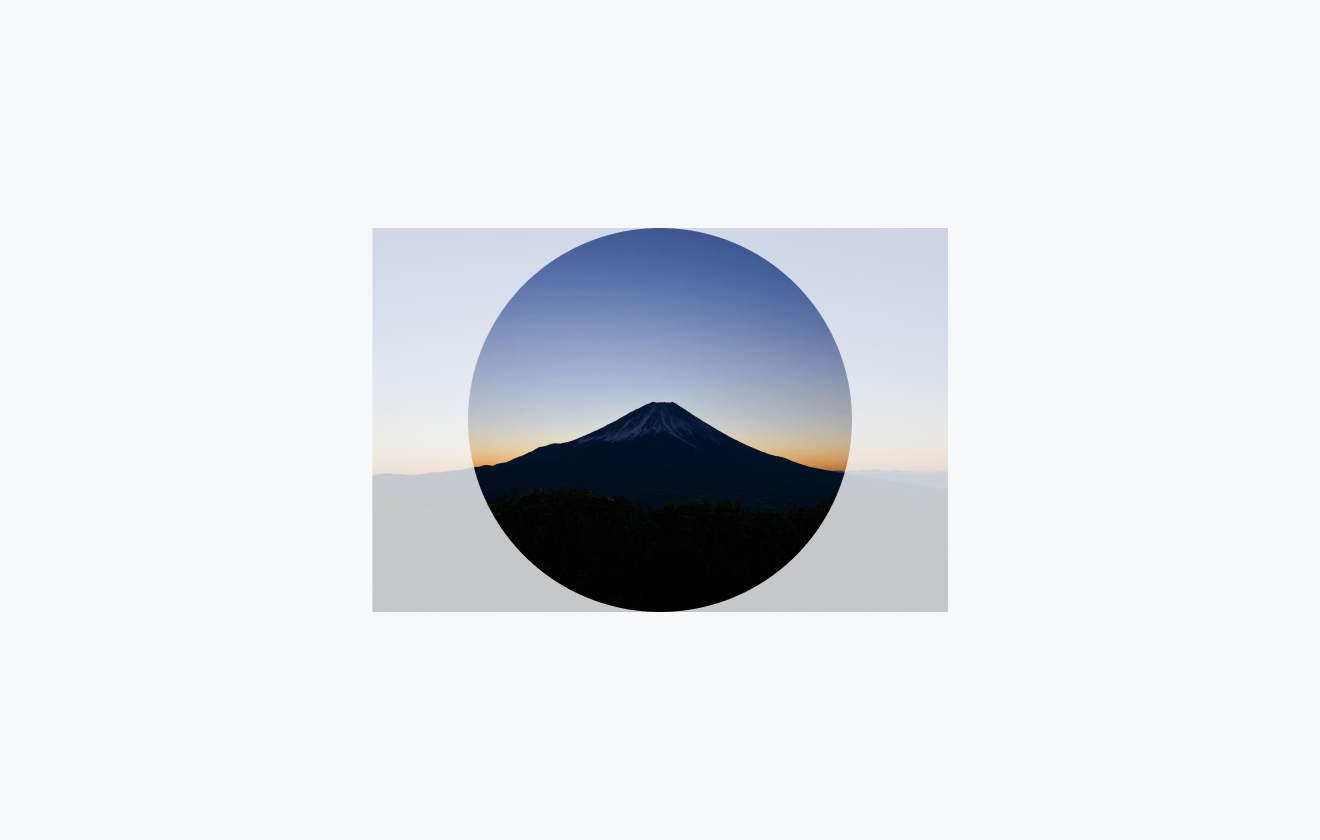 画像表示の振る舞いを示す図。