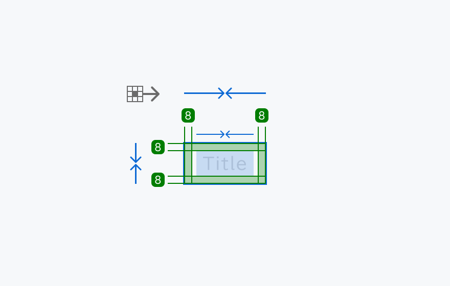 mdサイズの寸法仕様を示す図。