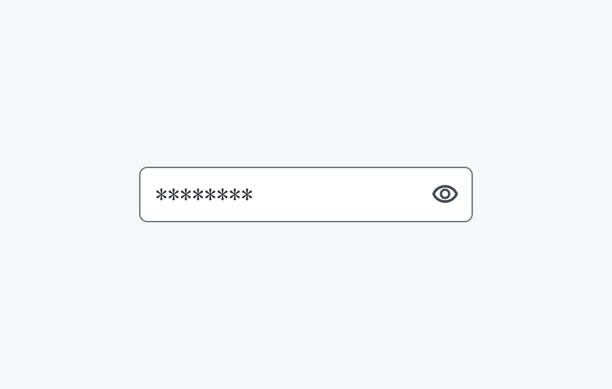 Size mdのInput Password。