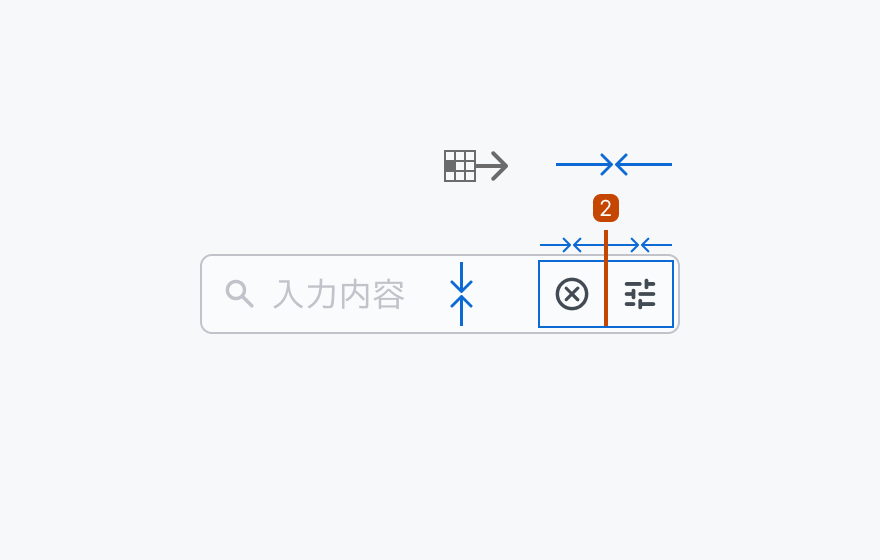 Controllerの寸法仕様を示す図。